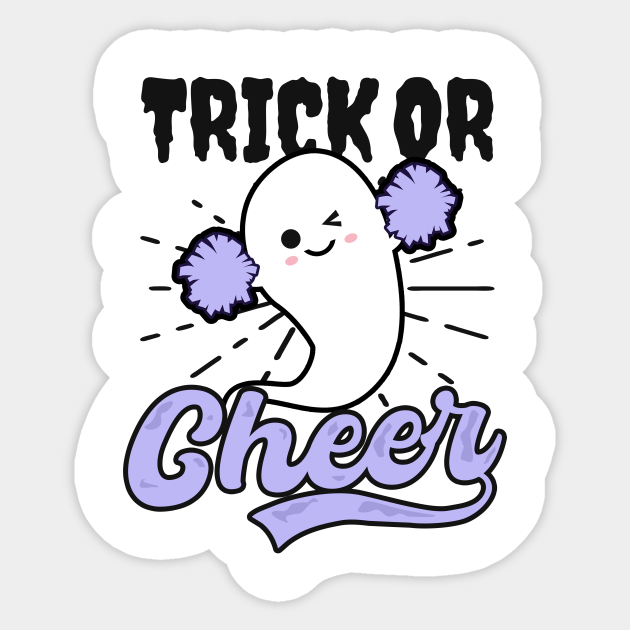 Halloween Cheerleader Shirt Ghost Trick Or Cheer Halloween